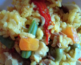 Foto del paso 7 de la receta: Arroz amarillo con fogonero!!