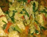Foto langkah ke 4 dari resep Tempe dan lamtoro bumbu kuning.