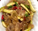 Hình bước làm 2 của món Gân bò dầm cóc