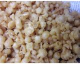 A picture of step 5 of Namkeen Boondi.