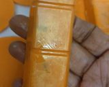 A picture of step 4 of Orange chocolates.
