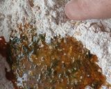 A picture of step 1 of Leftover Methi Dal Thepla.