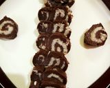 A picture of step 7 of No bake Swiss Roll.