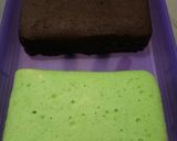 Foto langkah ke 5 dari resep Bolu Kukus Coklat Pandan.
