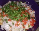 A picture of step 3 of Chana chat🍽😋.