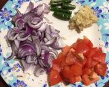 A picture of step 1 of Spicy Egg Curry.