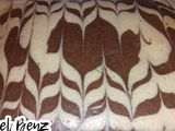 كيكة مزخرفة سهلة ولذيذة بذوقين