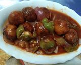 A picture of step 4 of Carrot manchurian.