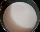 A picture of step 2 of Kheer'r Patishapta pithe (a traditional Bengali sweet delicacy).