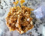 A picture of step 2 of Biscoff Stuffed Dates.