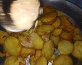 A picture of step 5 of Chatpate potato.