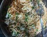 A picture of step 2 of Chicken noodles and fried rice.
