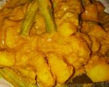 A picture of step 3 of Drumstick Posto Aloo.