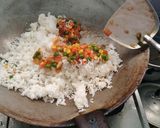 รูปขั้นตอนการทำที่ 4 ของ ข้าวผัดอเมริกัน