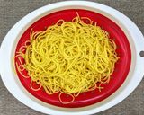 A picture of step 2 of Honey Sriracha Meatballs with Stir Fried Noodles.