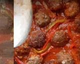 A picture of step 7 of Meatball with Tomato Sauce in Pan.