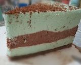 Foto del passaggio 4 della ricetta Cheesecake menta&cioccolato con base di pan di Spagna
