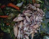 Foto langkah ke 3 dari resep Cumi Asin Cabe Ijo.