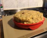 Une image de l'étape 13 de Gâteau de polenta au jambon blanc, tomates séchées et fromage de chèvre.