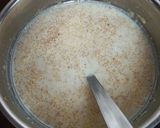 A picture of step 3 of Pumpkin Amaranth kheer.
