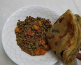 A picture of step 3 of Stewed special ndengu (green grams) / Western Ndengu.