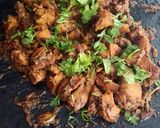 A picture of step 9 of Tawa chicken.