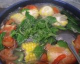 Foto langkah ke 3 dari resep Sayur Bayam Jagung.