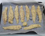 不油炸~芝麻金沙雞柳條的食譜步驟4照片