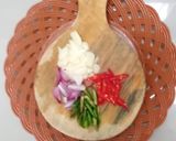 Foto langkah ke 1 dari resep Sayur Asin Kecap Cabe Merah.