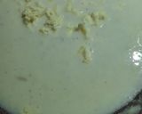 A picture of step 5 of Penne in white sauce.