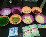 Foto langkah ke 1 dari resep Salad Buah sehat & Enak dg 2 Pilihan Gaya🍇🍨🍧🍇.