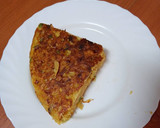 Foto del paso 7 de la receta: Tortilla de papas, calabacín, cebolla y chistorra