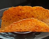 A picture of step 2 of Chatpata Salad Papad Tacos.
