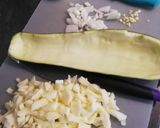 Une image de l'étape 1 de Courgette farcie.