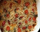 A picture of step 7 of Onion, aubergine and tomato bake recipe.
