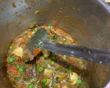 A picture of step 4 of Spinach mint pulao.