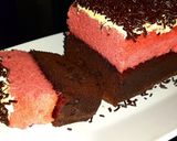 Foto langkah ke 5 dari resep Bolu Kukus Strawberry Coklat.