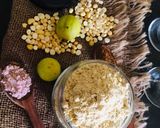 A picture of step 1 of Sattu sharbat.