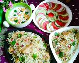 A picture of step 12 of Chicken Yakni Pulao.