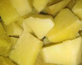 A picture of step 1 of Yam balls.