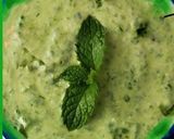 A picture of step 6 of Corn Pakora with Mint chutney.