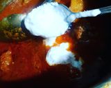 A picture of step 4 of Aloo Ghosht.