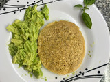 Panqueque de avena salado