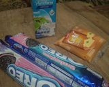 Foto langkah ke 1 dari resep Cake oreo 3 bahan.