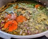 Foto del paso 3 de la receta: CAZUELA de Fríjol Blanquillo🫘o Palomito con Pavo🦃y Pollo🐥...!