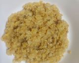 A picture of step 2 of Moong Dal Kheer.