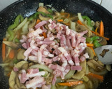 Foto del paso 1 de la receta: Espaguetis chinos a mi estilo con langostinos chiclaneros