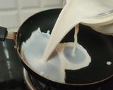 A picture of step 3 of Kaju peanut samak rice chatpata katli.