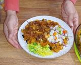 Foto langkah ke 9 dari resep Kwetiau Goreng Jamur Pedas.