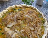 Foto del paso 5 de la receta: Tarta de calabaza puerros y cebolla caramelizada